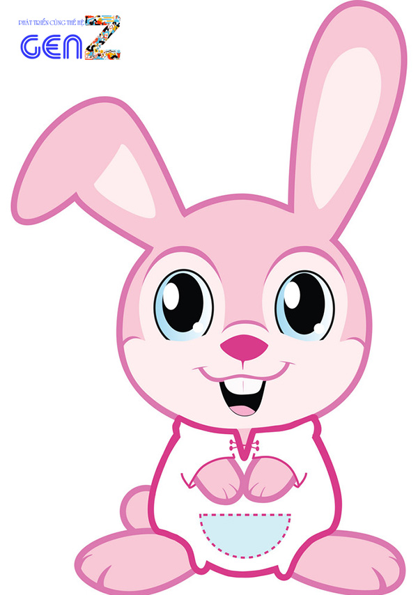 Hình hình họa con cái thỏ phim hoạt hình cute 7
