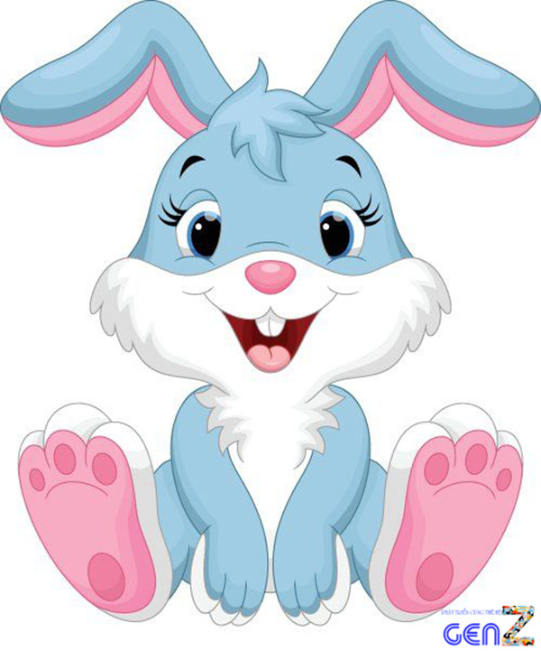 Hình ảnh con thỏ hoạt hình dễ thương