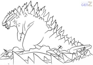082023 Cách Vẽ  900 Hình Vẽ Godzilla Cute đơn Giản Và Ngầu Nhất 2022