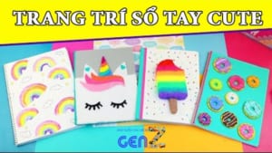 Cách trang trí sổ tay cute 6