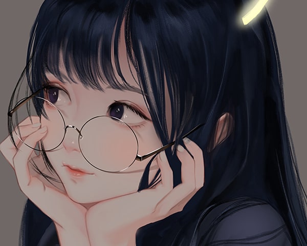 Hình ảnh anime girl đeo kính đẹp dễ thương nhất  PHÒNG GD  ĐT HUYỆN CON  CUÔNG