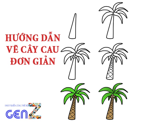 Cây cau: Cây cau là một biểu tượng của sự mạnh mẽ và độc đáo. Nó có khả năng chịu đựng trước gió to và bão lớn. Hình ảnh của cây cau có thể được tái hiện trên nhiều vật liệu khác nhau và khiến người xem cảm thấy thích thú.