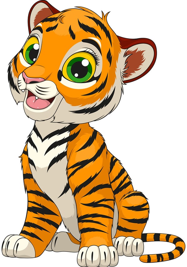 Chết Mê” 500+ Hình ảnh con hổ cute, dễ thương, chibi 2022