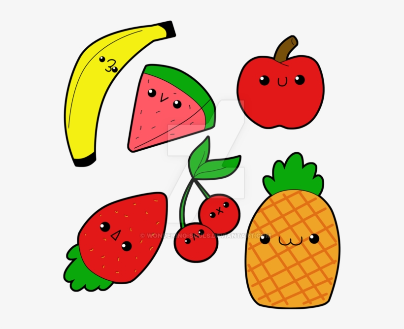 Vẽ trái cây chibi 6