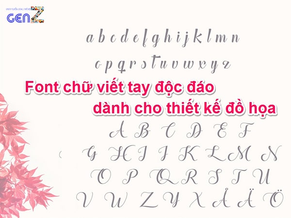 Các loại chữ tô điểm xinh tươi 9