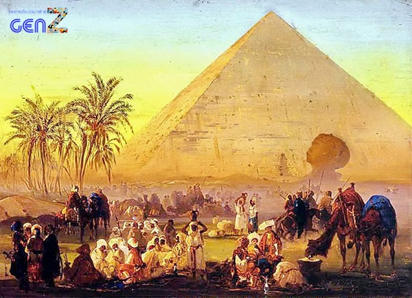 Vẽ tranh Ai Cập cổ đại lớp 6 nâng cao tinh thần tìm tòi, hiểu biết