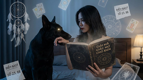 giải mã mơ thấy chó đen cắn vào tay