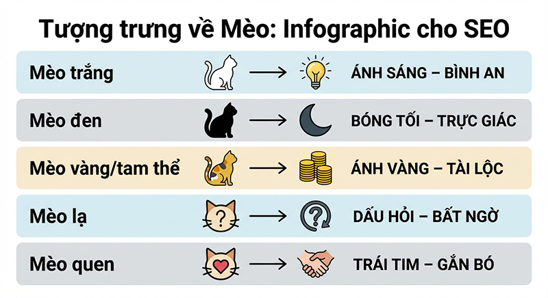 nằm mơ thấy mèo nhảy vào người theo từng trường hợp cụ thể