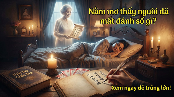 nằm mơ thấy người đã mất đánh số gì